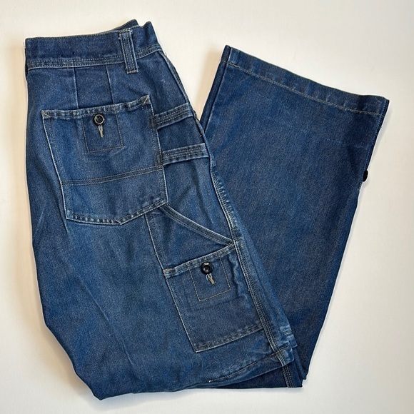 Vintage Y2K Denim Cargo Jeans - Picture 1 of 14
